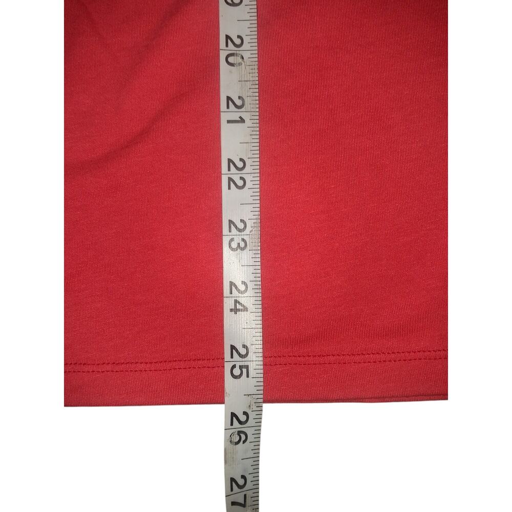 Michael Kors Light Red T-shirt Round Neck Short Sleeve Logo Womens Size 1XL - Picture 6 of 7